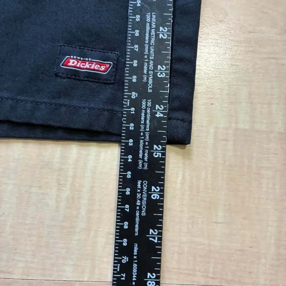 Genuine Dickies Work Shorts Size 34 Black Loose Fit Skate Streetwear